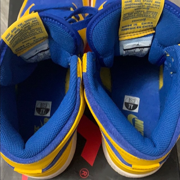 ❌SOLD🚫Air Jordan 1 Retro high OG BG yellow/blue - Picture 8 of 9